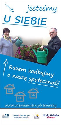 Plakat Jesteśmy u siebie